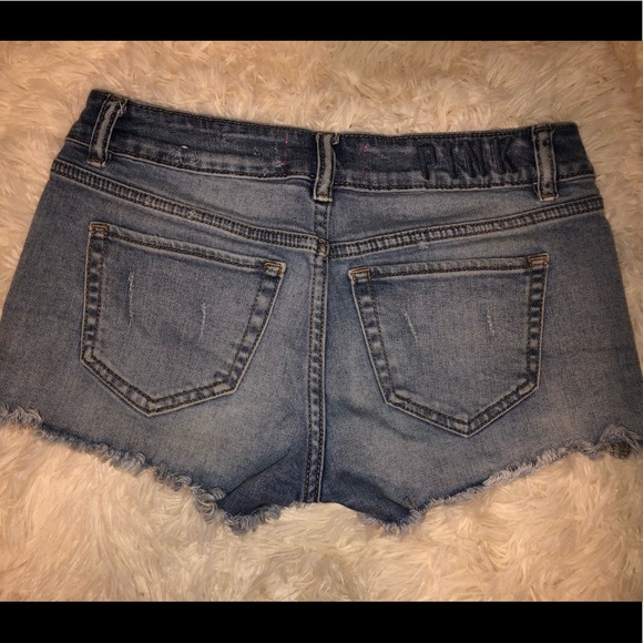 PINK jean short - Picture 4 of 4
